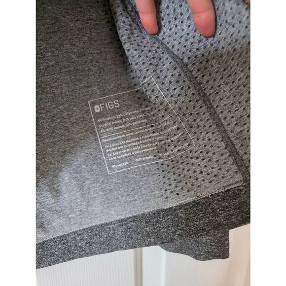 Figs Seamless Long Sleeve T Grey Size L - Picture 4 of 10